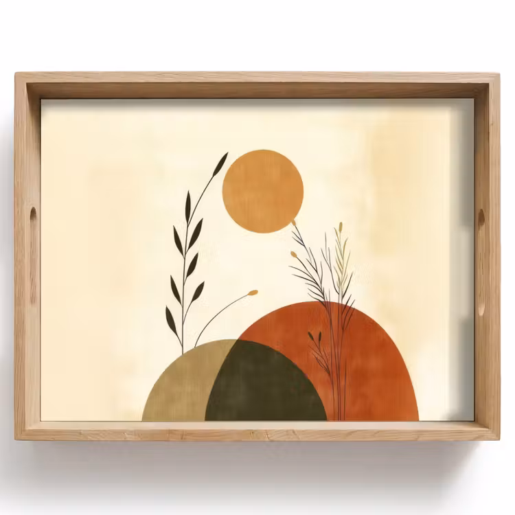 Planten - Abstract - Vormen Dienblad Rechthoek middel -z3d_shopping