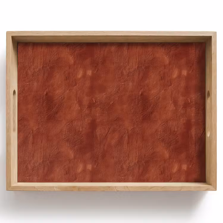 Stucwerk - Textuur  - Terracotta Dienblad Rechthoek middel 911 -z3d_shopping