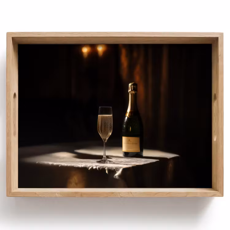 Prosecco - Bubbels - Sfeervol - Drank Dienblad Rechthoek middel -z3d_shopping