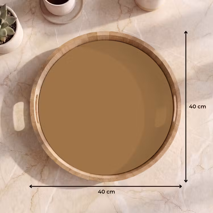 Sahara - Earth - Oranje Dienblad Rond middel 914 -USP_Formaat
