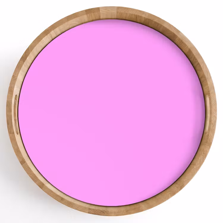 Soft - Lavender - Roze Dienblad Rond middel 914 -z3d_shopping