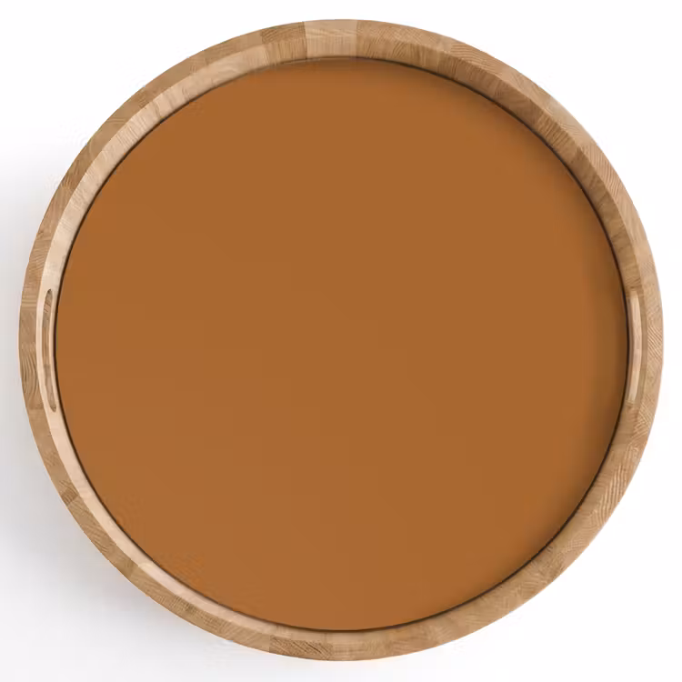 Spiced - Cinnamon - Bruin Dienblad Rond middel 914 -z3d_shopping