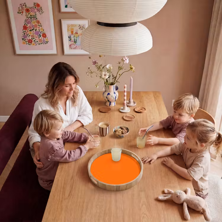 Spiced - Pumpkin - Oranje Dienblad Rond middel 914 -sfeer4