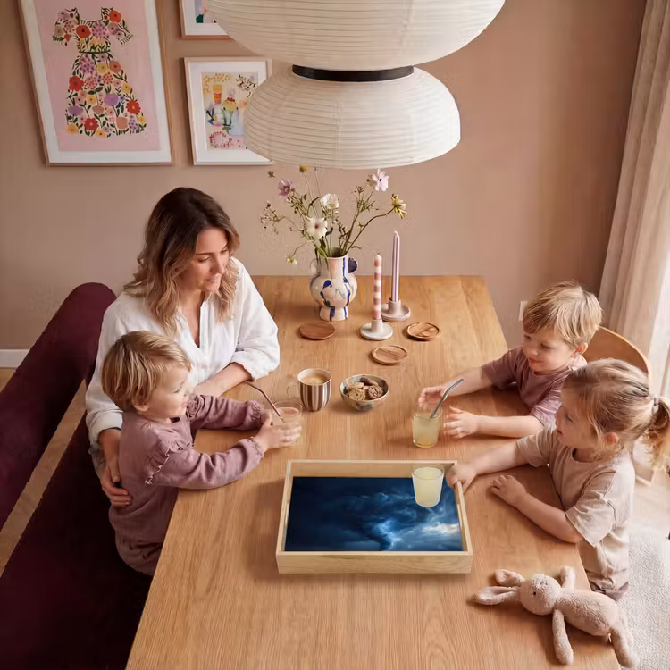 Tornado - Duister - Wolken Dienblad Rechthoek middel -sfeer4