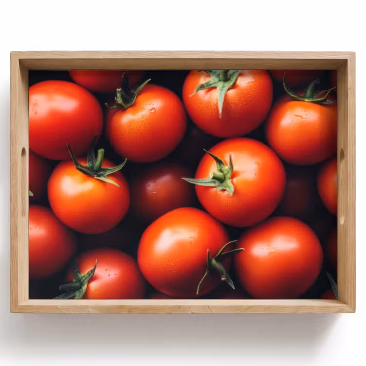 Groente - Rood - Tomaten Dienblad Rechthoek middel -z3d_shopping