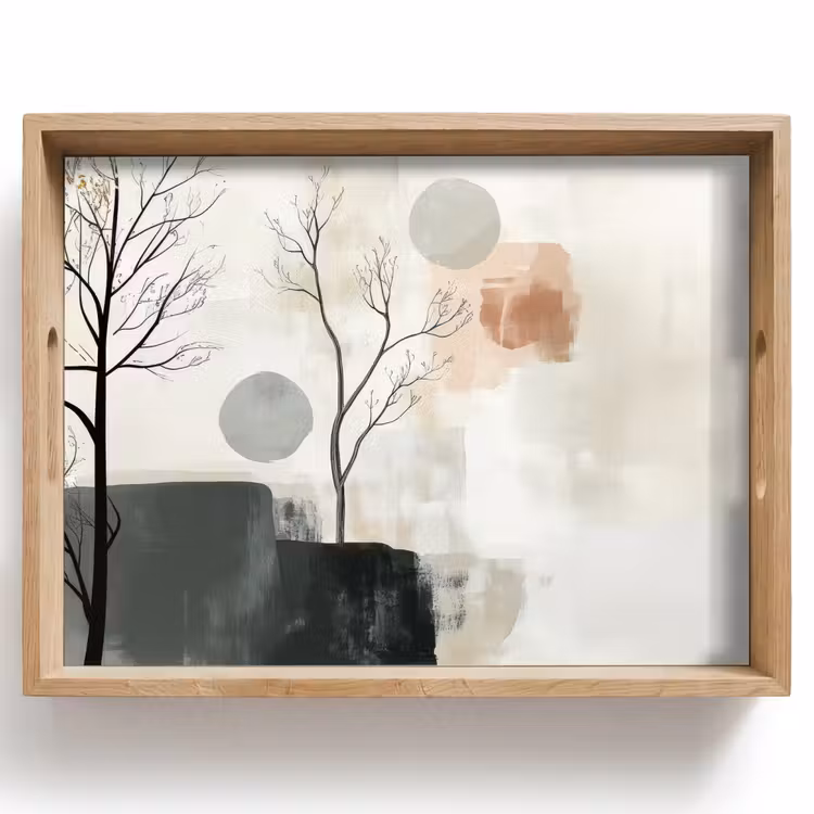 Wabi sabi - Beige - Plant Dienblad Rechthoek middel -z3d_shopping