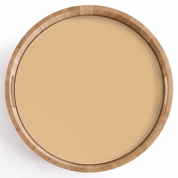 Warm - Sand - Nude Dienblad Rond middel 914 -z3d_shopping