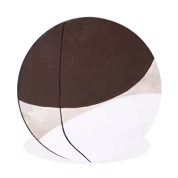 Wall circle - Aluminum - Abstract - Forms - Modern - Abstract - Vormen - Modern Wandcirkel aluminium klein