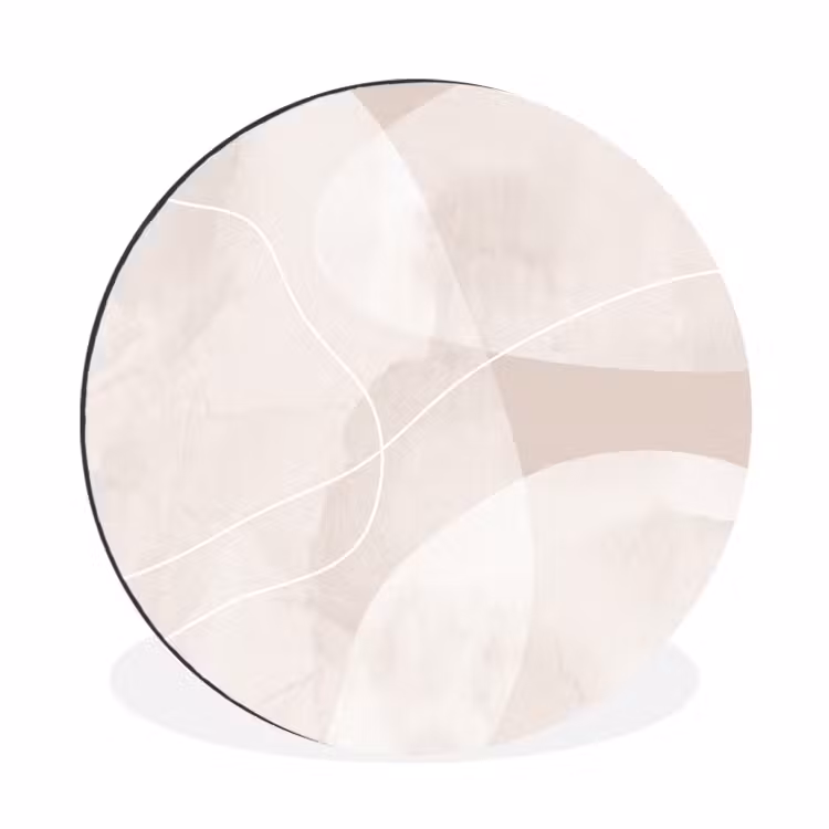 Wall circle - Aluminum - Art - Lines - Modern - Kunst - Lijnen - Modern Wandcirkel aluminium klein