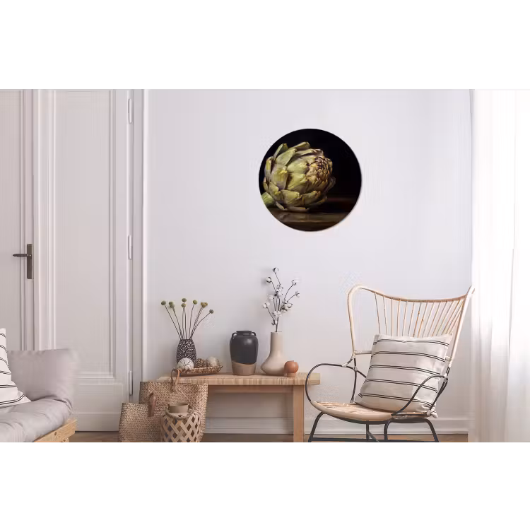 Wall circle - Aluminum - Artichoke - Food - Classic - Artichok - Eten - Klassiek Wandcirkel aluminium klein
