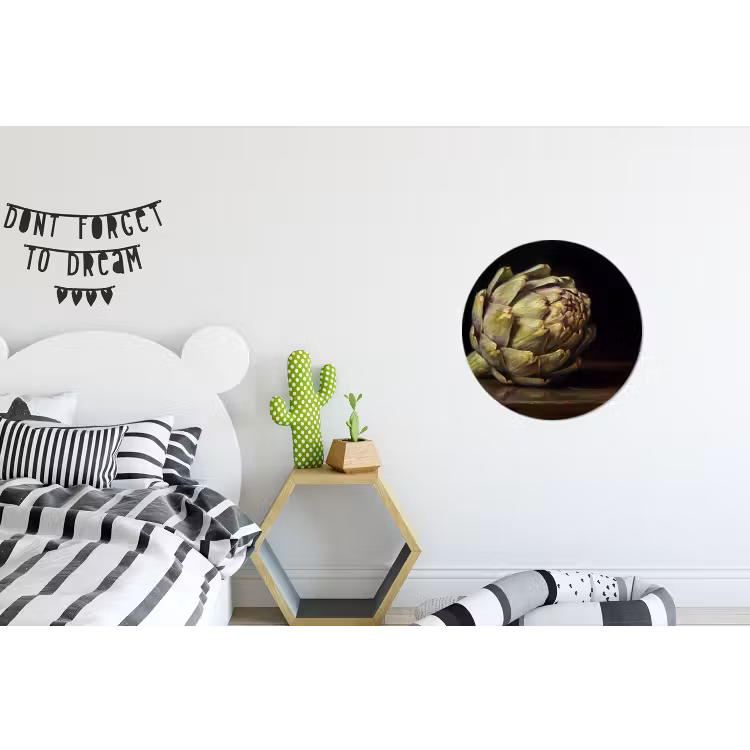 Wall circle - Aluminum - Artichoke - Food - Classic - Artichok - Eten - Klassiek Wandcirkel aluminium klein