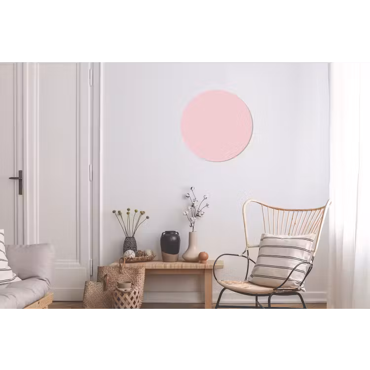 Blush - Pink - Roze Wandcirkel aluminium klein 190 -woonkamer