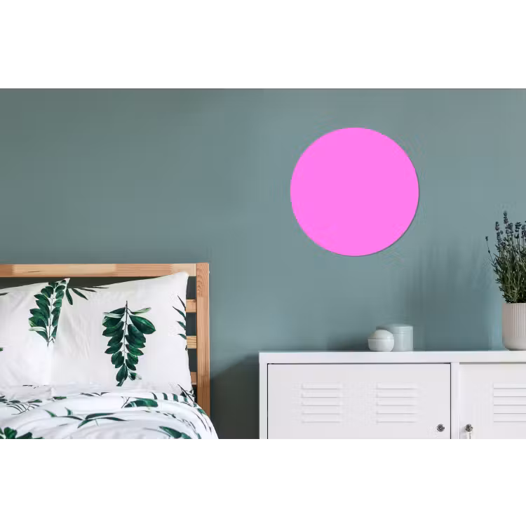 Bright - Orchid - Roze Wandcirkel aluminium klein 190 -slaapkamer