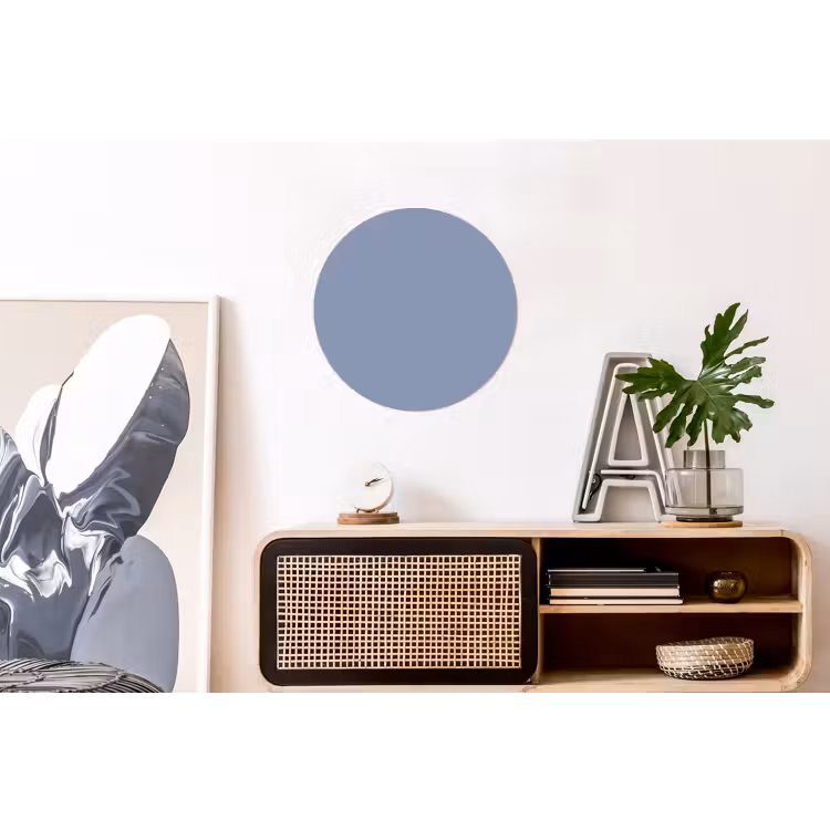 Canary - Champ - Blauw Wandcirkel aluminium klein 190 -kantoor
