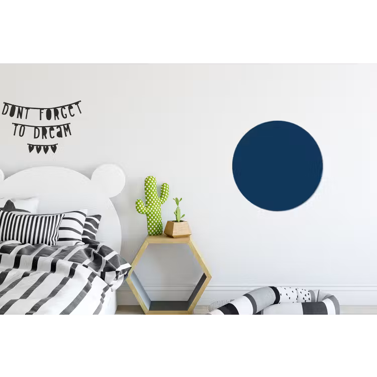 Deep - Ocean - Blauw Wandcirkel aluminium klein 190 -kinderkamer