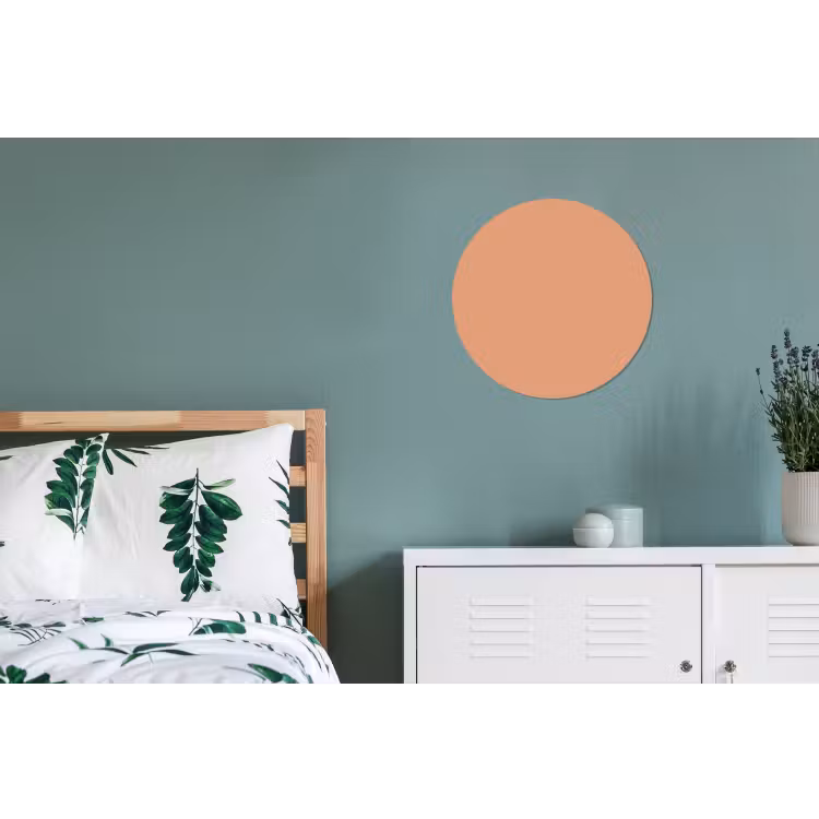 Desert - Coral - Koraal Wandcirkel aluminium klein 190 -slaapkamer