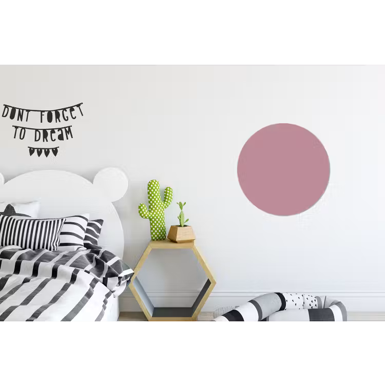Dusty - Mauve - Paars Wandcirkel aluminium klein 190 -kinderkamer