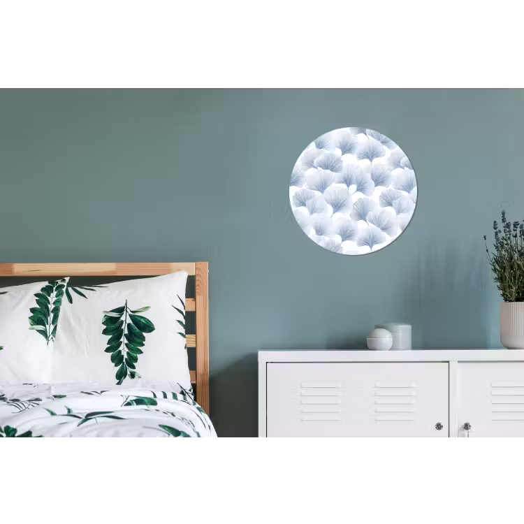 Waaier - Modern - Blauw Wandcirkel aluminium klein 190 -slaapkamer