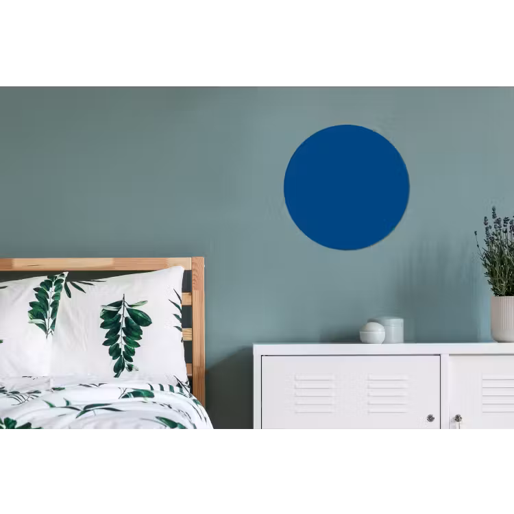 Free - Groove - Blauw Wandcirkel aluminium klein 190 -slaapkamer