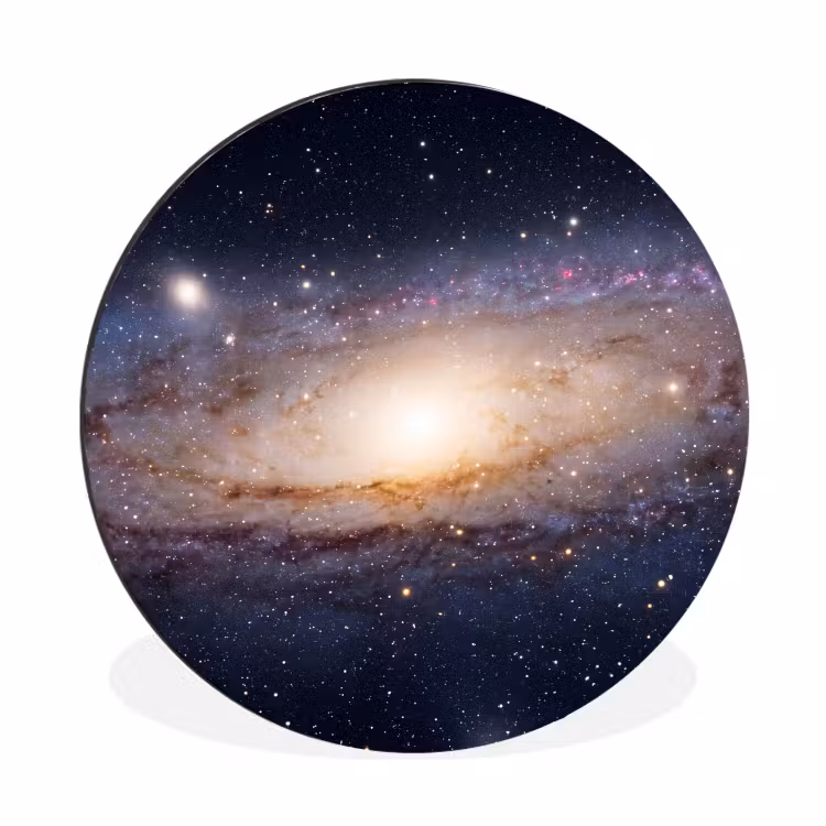 Wall circle - Aluminum - Galaxy - Space - Cosmos - Sterrenstelsel - Ruimte - Kosmos Wandcirkel aluminium klein