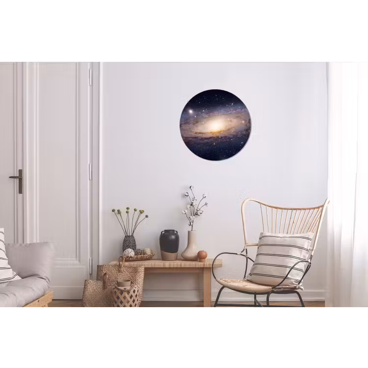 Wall circle - Aluminum - Galaxy - Space - Cosmos - Sterrenstelsel - Ruimte - Kosmos Wandcirkel aluminium klein