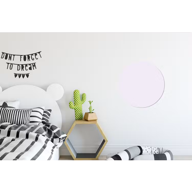 Lilac - Luxe - Paars Wandcirkel aluminium klein 190 -kinderkamer