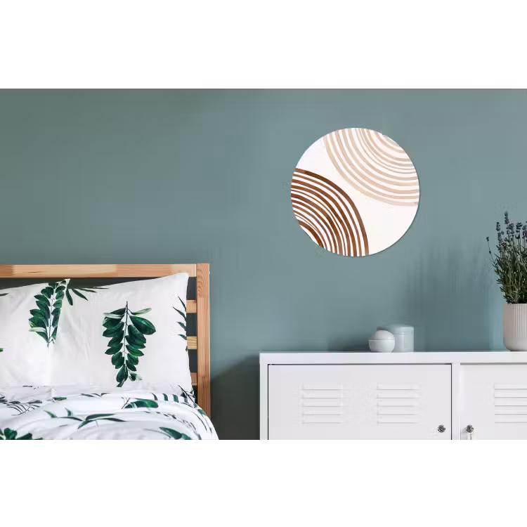 Wall circle - Aluminum - Lines - Minimalist - Art - Lijnen - Minimalistisch - Kunst Wandcirkel aluminium klein