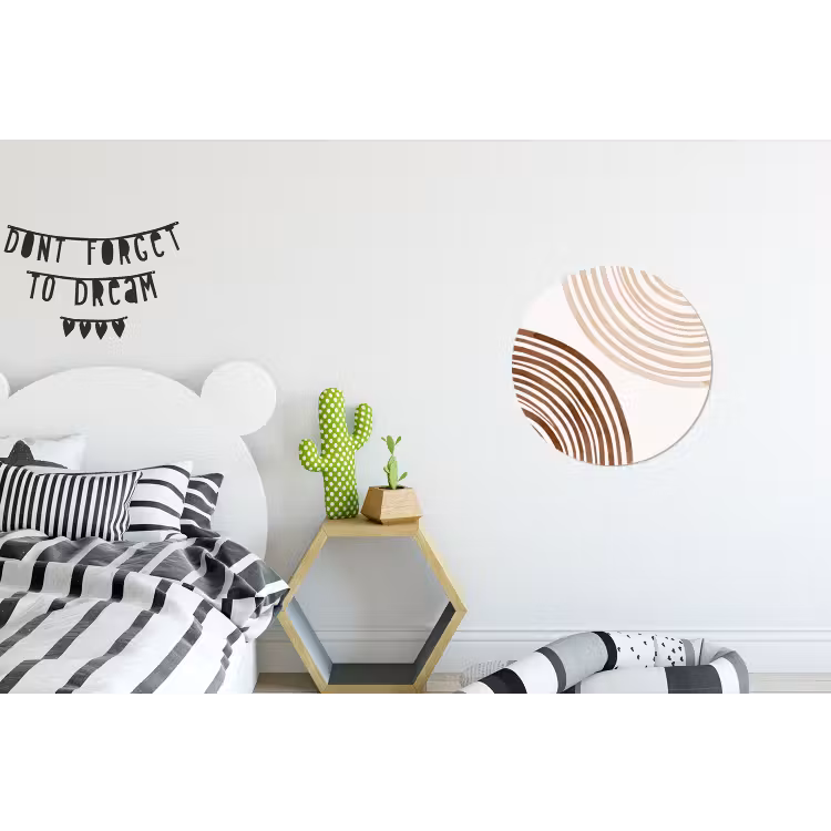 Wall circle - Aluminum - Lines - Minimalist - Art - Lijnen - Minimalistisch - Kunst Wandcirkel aluminium klein