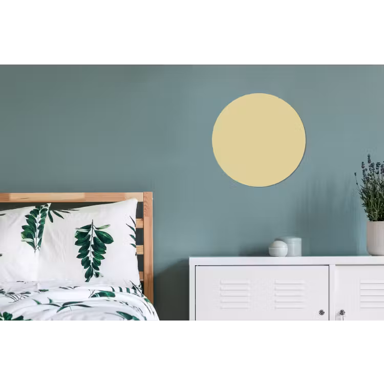 Mellow - Touch - Geel Wandcirkel aluminium klein 190 -slaapkamer