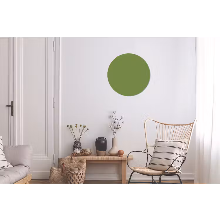 Moss - Green - Groen Wandcirkel aluminium klein 190 -woonkamer