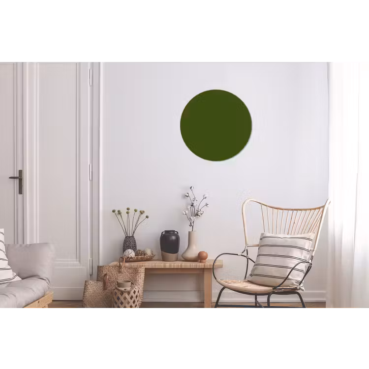 Olive - Drab - Groen Wandcirkel aluminium klein 190 -woonkamer