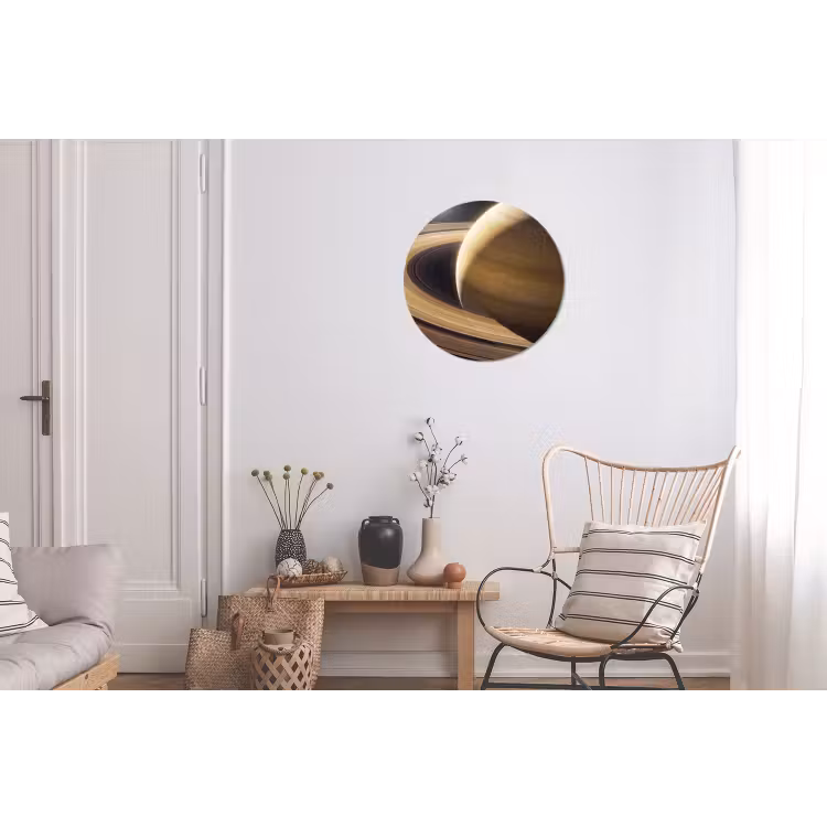 Wall circle - Aluminum - Planet - Rings - Space - Planeet - Ringen - Ruimte Wandcirkel aluminium klein