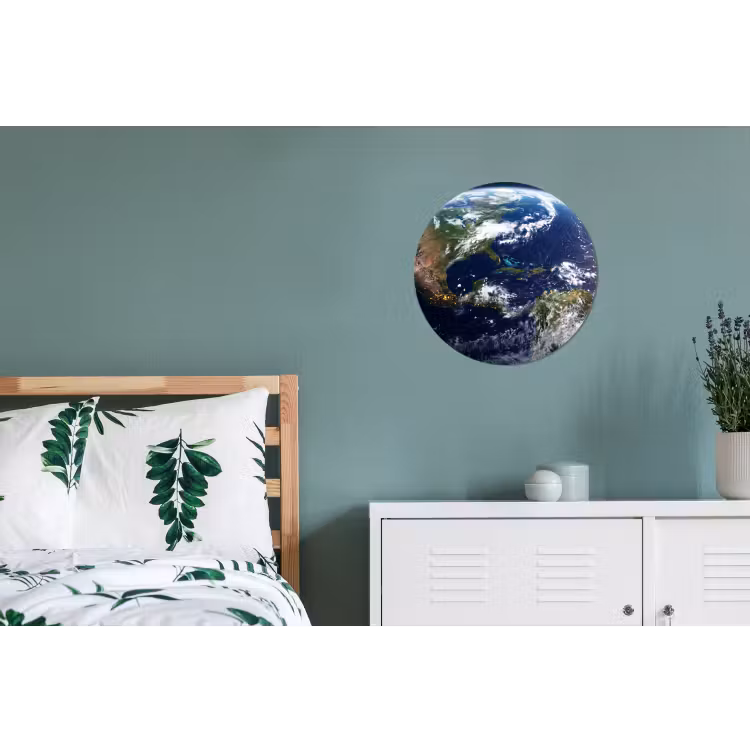Wall circle - Aluminum - Planet - Space - Cosmos - Planeet - Ruimte - Kosmos Wandcirkel aluminium klein