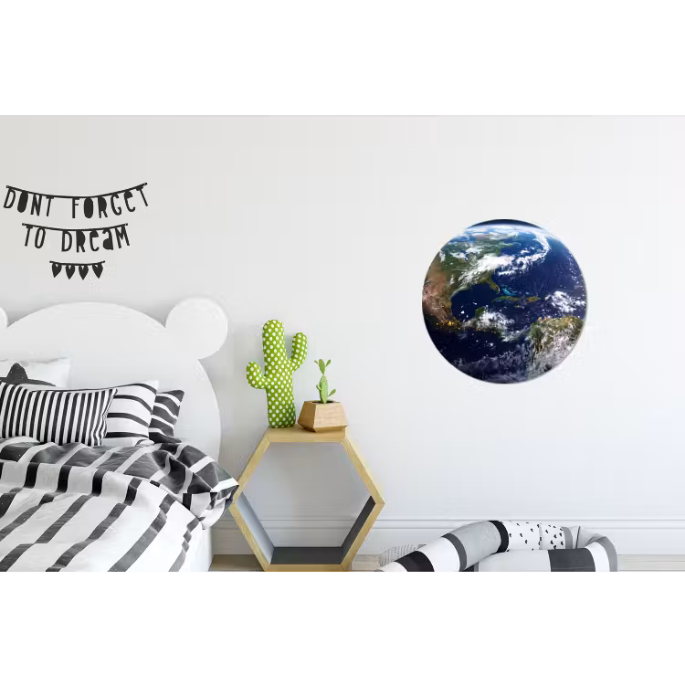Wall circle - Aluminum - Planet - Space - Cosmos - Planeet - Ruimte - Kosmos Wandcirkel aluminium klein