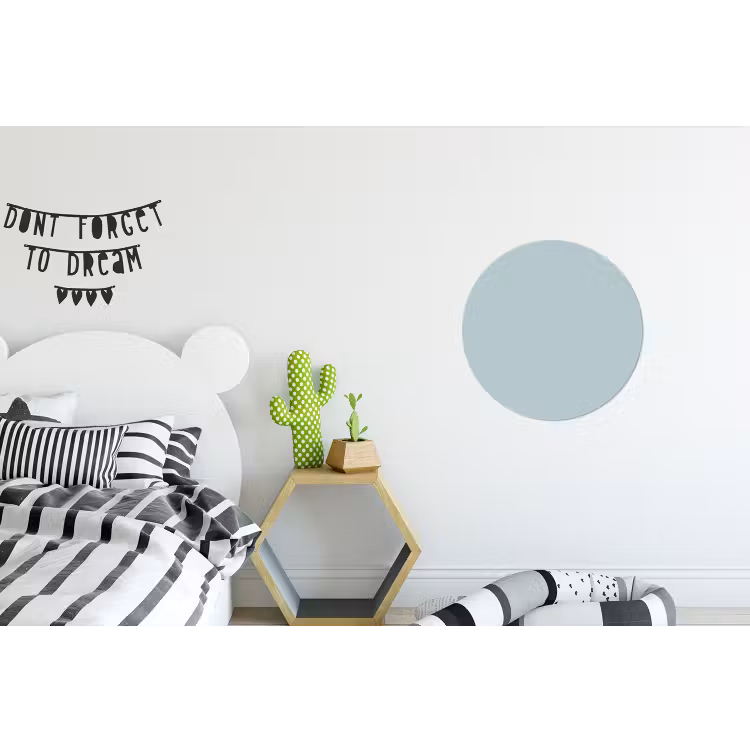 Slate - Blue - Blauw Wandcirkel aluminium klein 190 -kinderkamer