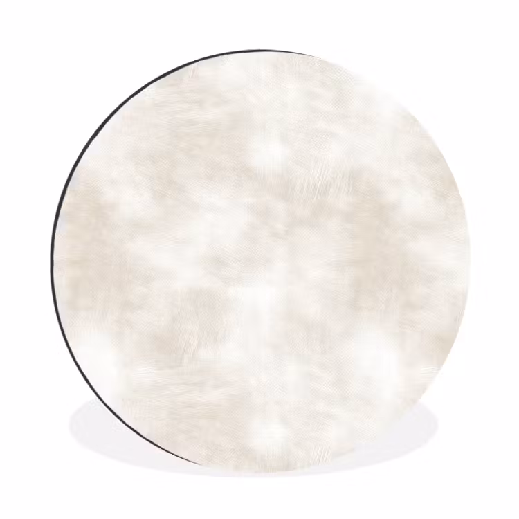 Subtiel - Structuur - Beige Wandcirkel aluminium klein 190 -3d