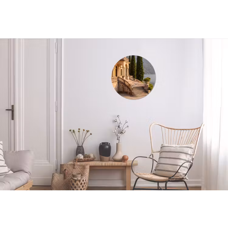 Wall circle - Aluminum - Villa - Water - Stairs - Villa - water -trappen Wandcirkel aluminium klein
