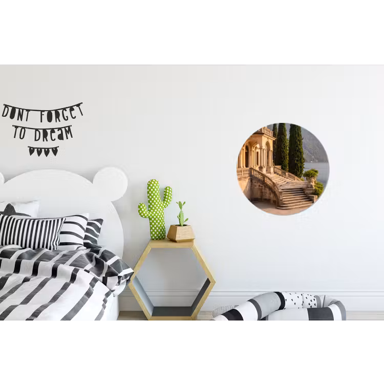 Wall circle - Aluminum - Villa - Water - Stairs - Villa - water -trappen Wandcirkel aluminium klein