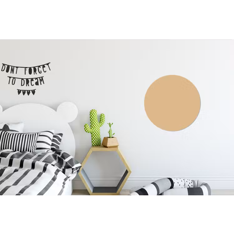 Warm - Sand - Nude Wandcirkel aluminium klein 190 -kinderkamer
