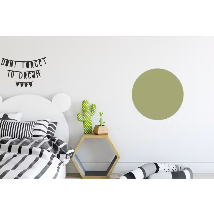Whispering - Sage - Groen Wandcirkel aluminium klein 190 -kinderkamer