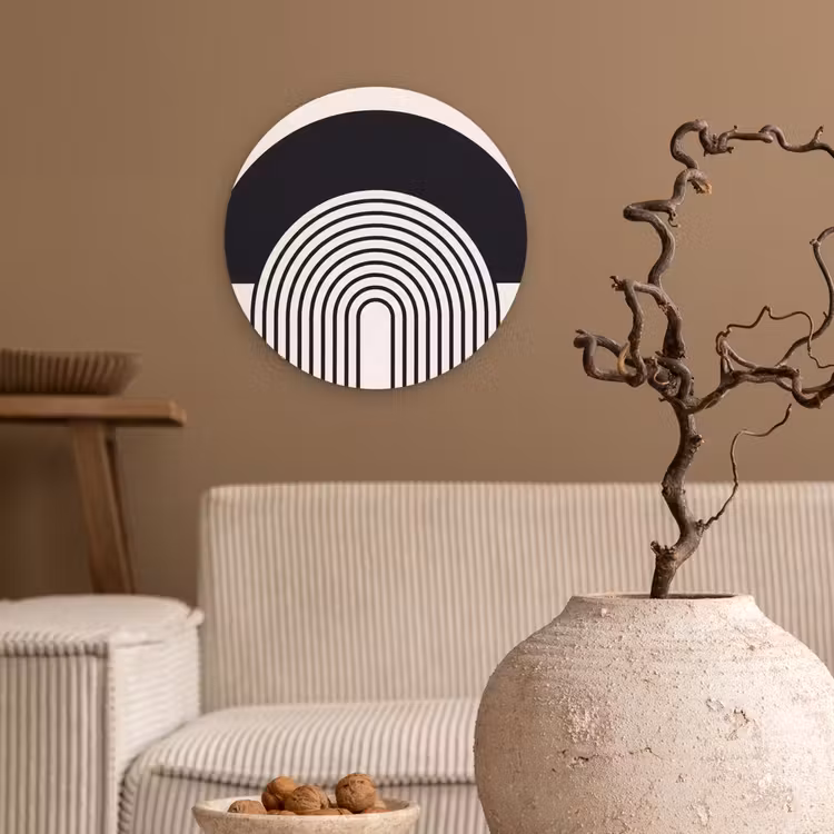 Wall circle - Glass - Abstract - Arch - Modern - Abstract - Boog - Modern Wandcirkel plexiglas klein