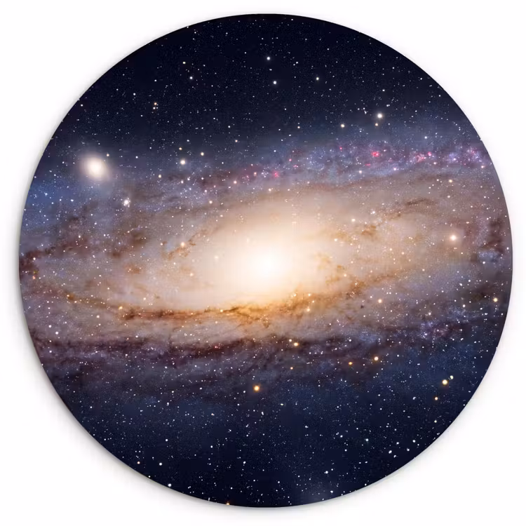 Wall circle - Glass - Galaxy - Space - Cosmos - Sterrenstelsel - Ruimte - Kosmos Wandcirkel plexiglas klein