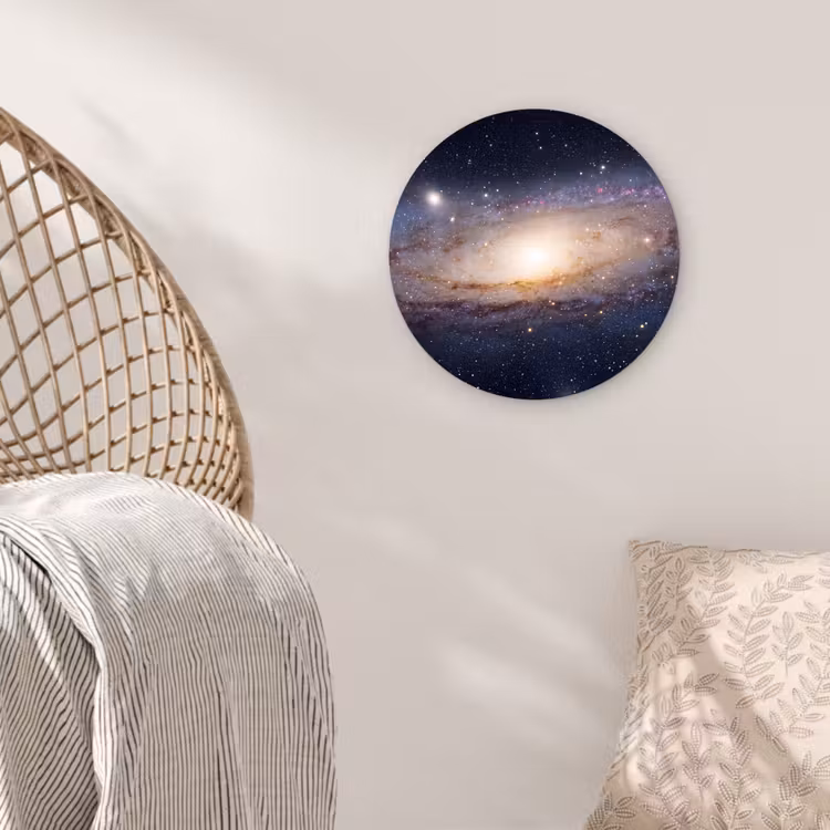Wall circle - Glass - Galaxy - Space - Cosmos - Sterrenstelsel - Ruimte - Kosmos Wandcirkel plexiglas klein