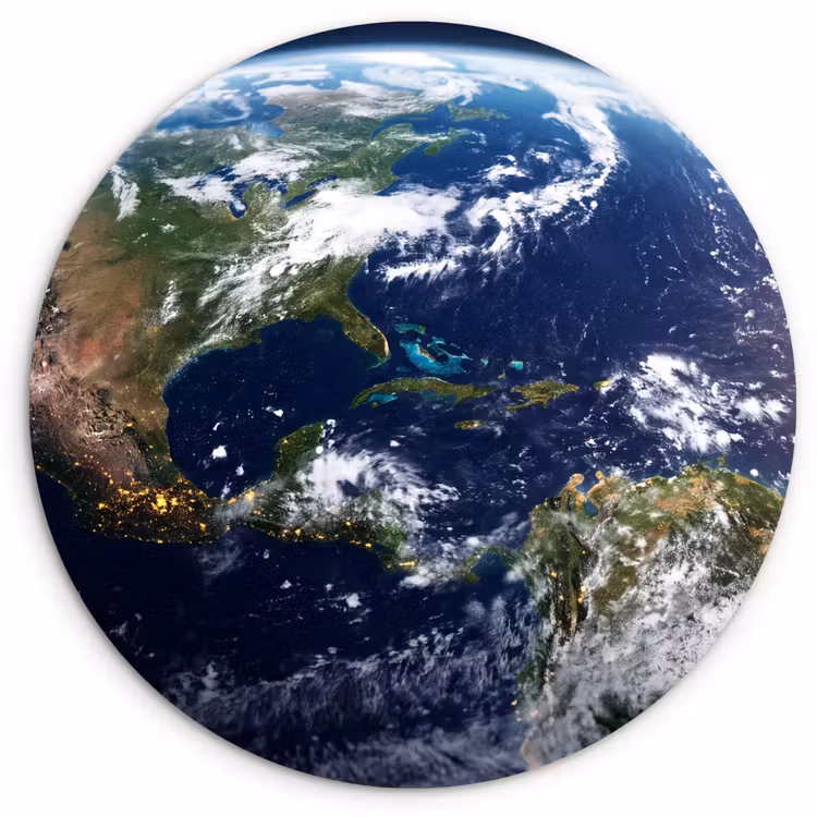 Wall circle - Glass - Planet - Space - Cosmos - Planeet - Ruimte - Kosmos Wandcirkel plexiglas klein