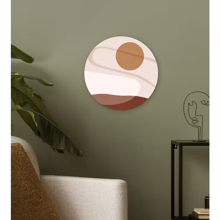 Wall circle - Glass - Shapes - Organic - Art - Vormen - Organisch - Kunst Wandcirkel plexiglas klein