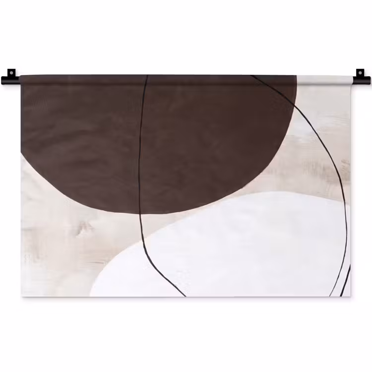 Wall Hanging - Abstract - Forms - Modern - Abstract - Vormen - Modern Wandkleed katoen klein
