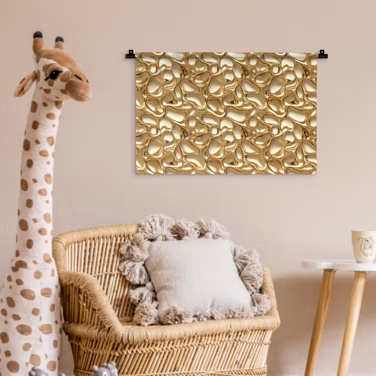 Abstract - Modern - Goud Wandkleed katoen klein 269 -wsfeer5_kind