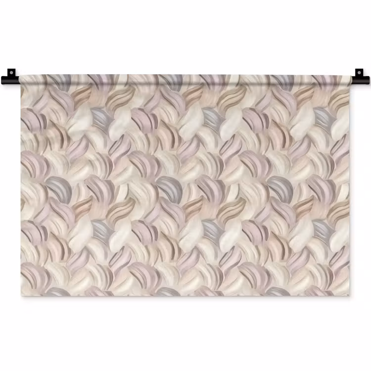 Abstract - Golvend - Pastel Wandkleed katoen klein 269 -zz3d