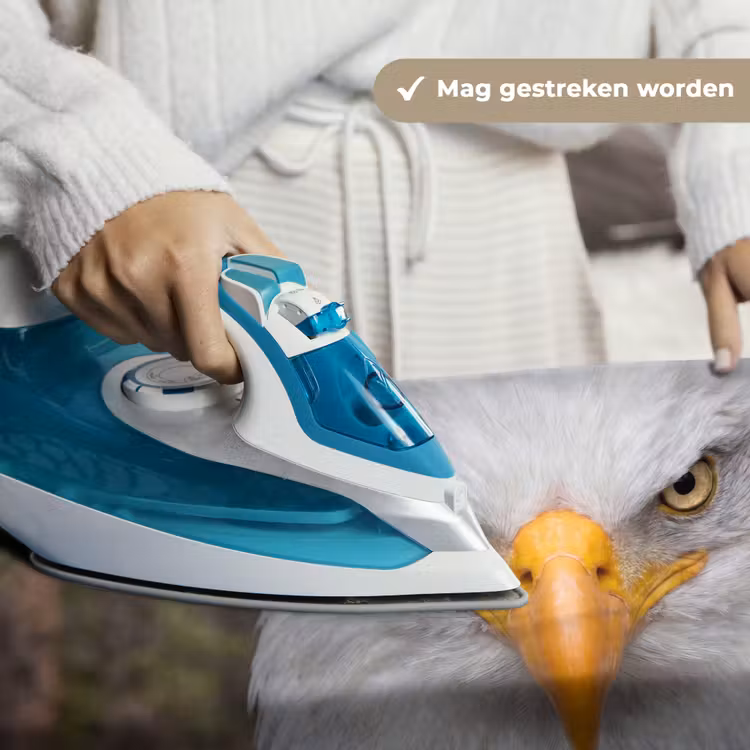 Amerikaans - Zeearend - Portret - Geel Wandkleed katoen klein -sfeer9