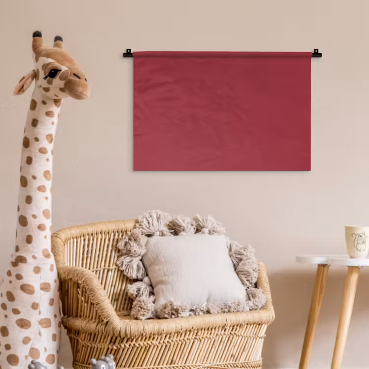 Antique - Ruby - Rood Wandkleed katoen klein 269 -wsfeer5_kind